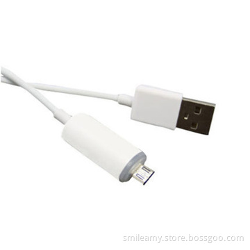 Colorful Sync Charger Micro USB Cable Led Light